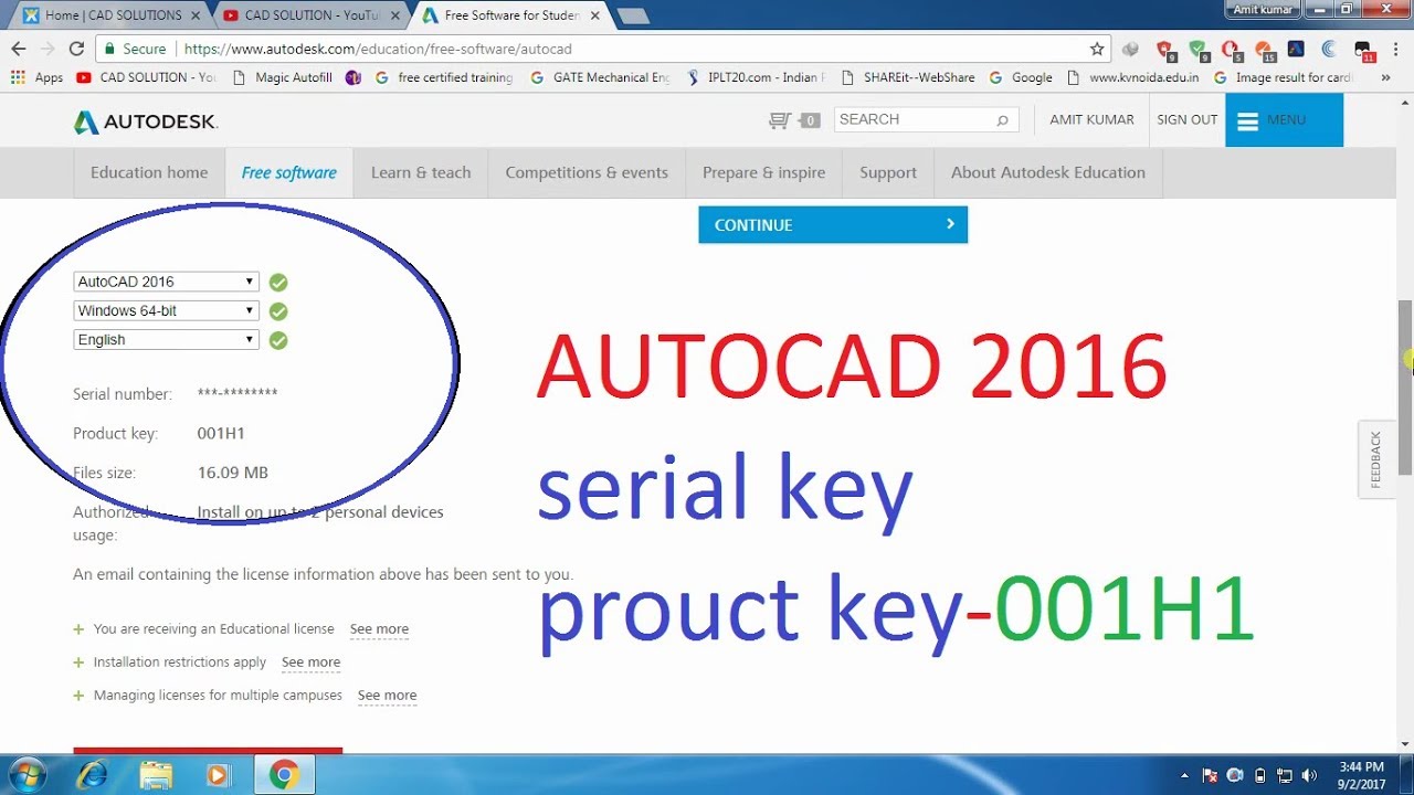 autocad 2017 activation key